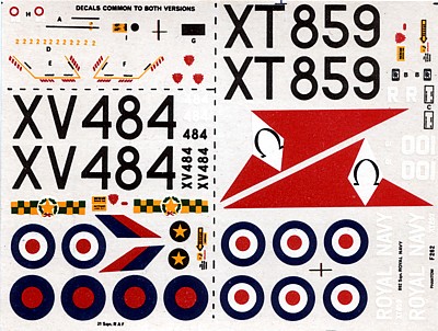 NOVO 1/72 Mсdonell-Douglas F-4K/M Phantom  - decal