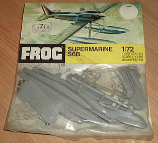 FROG 1/72 Supermarine S.6B bagged kit