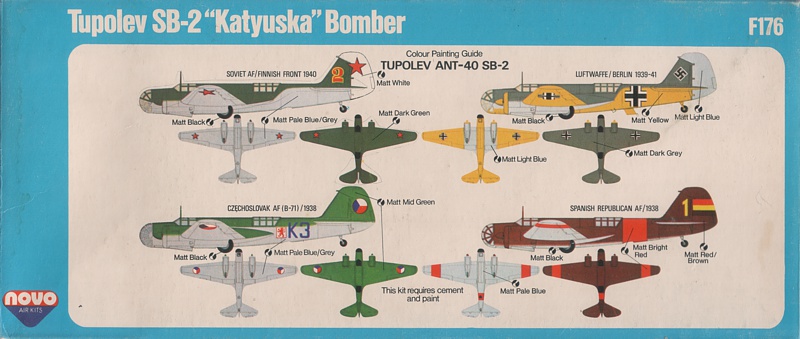NOVO 76073 1:72 Tupolev SB-2 'Katyushka' Bomber
