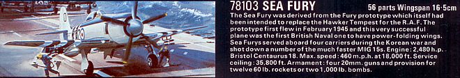 SEA FURY в каталоге NOVO