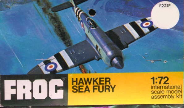 FROG 1/72 Hawker Sea Fury - bagged kit