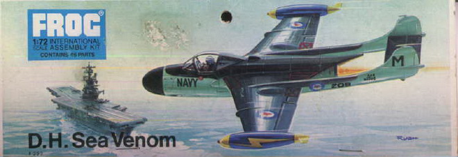 FROG 1/72 D.H. Sea Venom - bagged kit