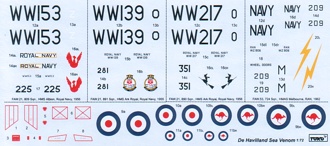 TOKO 1/72 Sea Venom decal