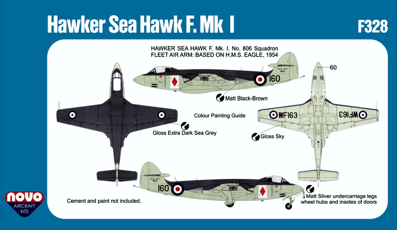 NOVO 1/72 Hawker Sea Hawk F.Mk.I