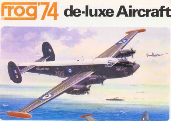 Shackleton MR.3 new kit on a FROG 1974 catalog