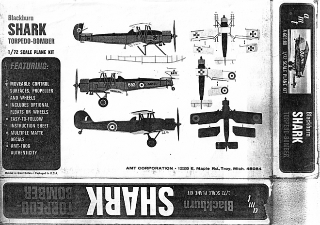 AMT - FROG 1/72 Blackburn Shark