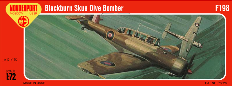 1/72 Blackburn Skua. NOVOEXPORT Kit 1/72 Blackburn Skua. NOVOEXPORT Kit