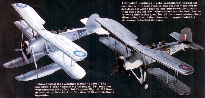 Swordfish alternative version shown in NOVO catalog