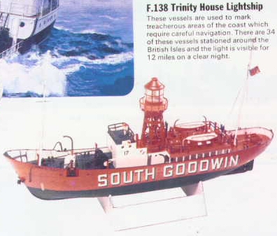 Trinity House Lightship on a FROG Catalog