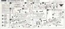 1/144 BAC Super VC-10 instruction sheet