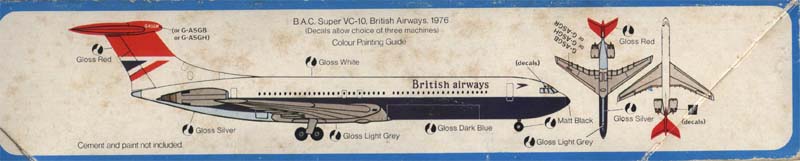NOVO 1/144 BAC Super VC-10 British Airways