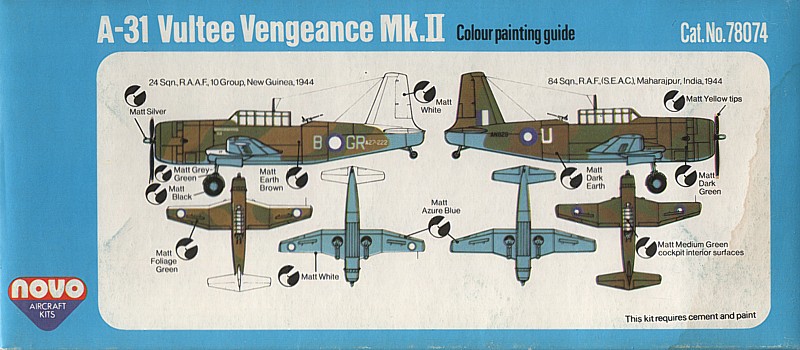 NOVO 1/72 A-31 Vultee Vengance Mk.II