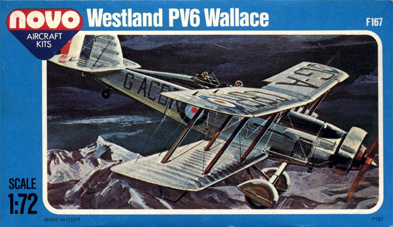 1/72 Westland P.V.6 Wallace. NOVO Aircraft Kits